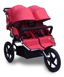 Tike Tech All Terrain X3 Sport Double Stroller in Alpine Red