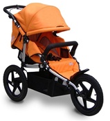 Tike Tech All Terrain X3 Sport Single Stroller in Autumn Orange