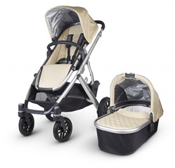 Uppababy Vista Stroller with Bassinet 2016 in Lindsey