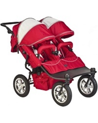 Valco Baby Tri Mode Double Stroller EX in Candy Apple Red