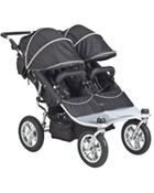 Valco Baby Tri Mode Double Stroller EX in Raven Black