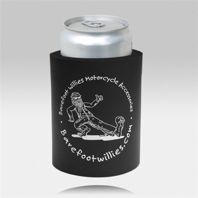 Keep your beverage safe and cool with the Barefoot Willies foam Koozie