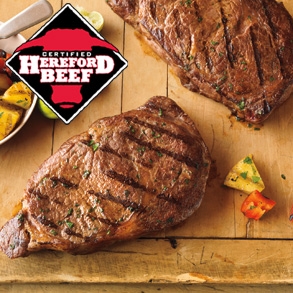 Certified Hereford Beef Ribeye Steaks