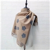 Designer Camellia Pashmina Wrap Reversible