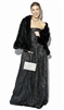 Classic Rabbit Fur Evening Cape