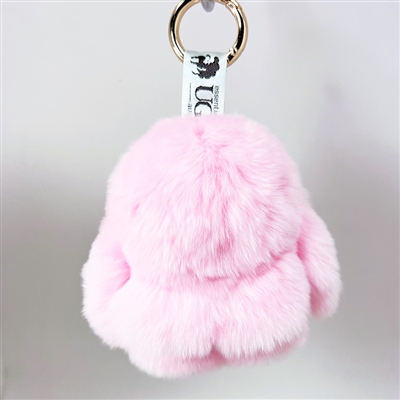 Rex Rabbit Fur Bunny Key Holder Candy