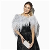 Designer Ostrich Feathers Shrug