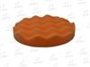 6" Waffle Foam Buffing Pad- Orange