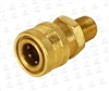 General Pump D10002 1/4" Quick Coupler Male, Brass Plated