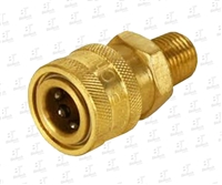 General Pump D10002 1/4" Quick Coupler Male, Brass Plated