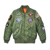 Alpha Youth MA-1 Jacket with Patches - YJM21001C1