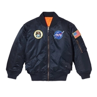 Alpha Youth MA-1 Nasa Jacket - YJM21093C1