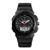 Aquaforce 48-002 Black Digital Analog Tactical Watch