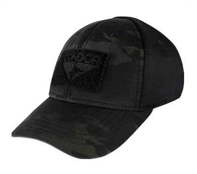 Condor Mulitcam Black Flex Tactical Cap - 161080-021