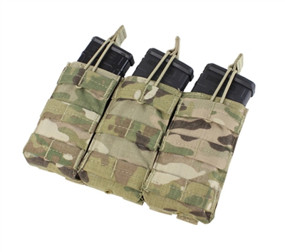 Condor Multicam Triple Open Top M4 Mag Pouch - MA27-008