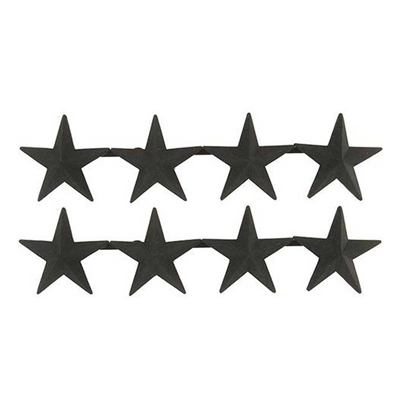 Black 4 Star Metal Rank Insignia - 4488B