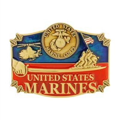 EEI US Marine Corps Action Belt Buckle -  B0125