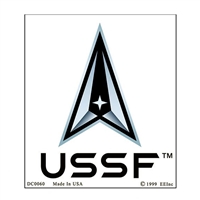 USSF Space Force Square Sticker EEI-DC0060