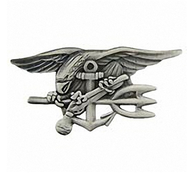 EEI Pewter US Navy Seals Trident Badge - P16409