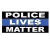 Police Lives Matter Bumper Sticker 10-480