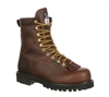 Georgia Boots Brown 8-Inch Logger Steel Toe Boots - G8341