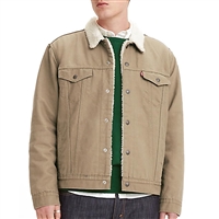 Levis Cougar Canvas Sherpa Trucker Jacket - 16365-0122