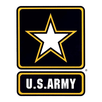 United States Army Star Logo Window Decal D143-A