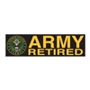 US Army Retired Bumper Sticker D218-A