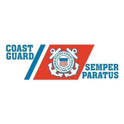 US Coast Guard Bumper Sticker D50-CG