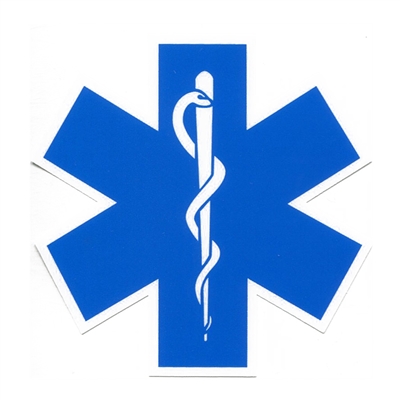 EMS EMT Star Of Life Decal D75