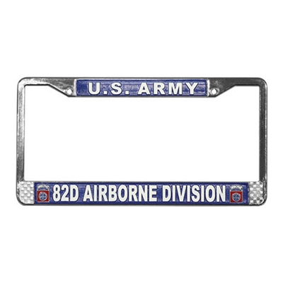 Mitchell Proffitt LFA09 US Army 82D Airborne Division License Plate Frame.