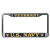 US Navy Veteran License Plate Frame LFNV