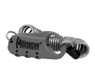 Maxpedition Foliage Green Steel Cable Lock - CABLOCF