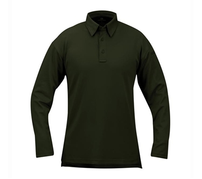 Propper Dark Green Long Sleeve ICE Performance Polos - F531572311