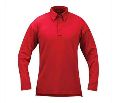 Propper Red Long Sleeve ICE Performance Polos - F531572600