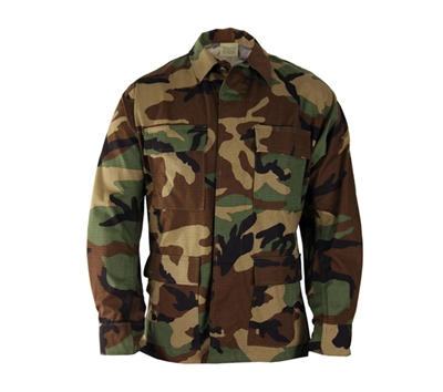 Propper Woodland Camo Cotton Ripstop BDU Coats - F545455320