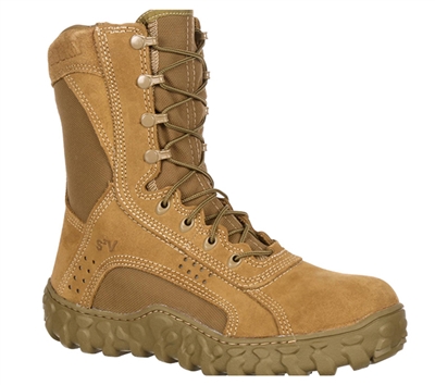 Rocky Boots S2V Coyote Steel Toe Military Boots- 6104
