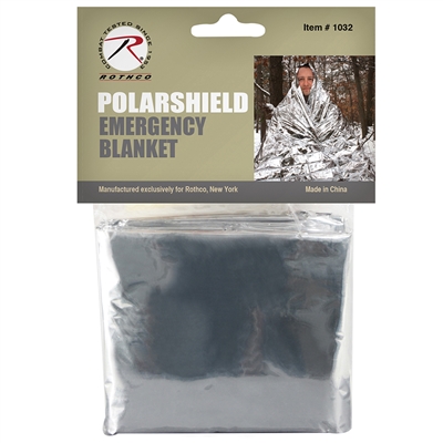 Rothco Polarshield Survival Lightweight Emergency Blanket - 1032