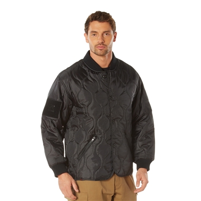 Rothco Black Quilted Woobie Jacket - 10424