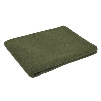 Rothco Olive Drab Wool Rescue Blanket - 10430