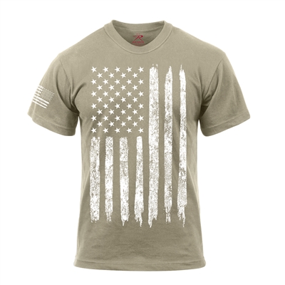 Rothco Distressed US Flag Athletic Fit T-Shirt - 10870