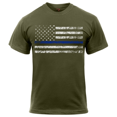 Rothco Thin Blue Line T-Shirt 1092