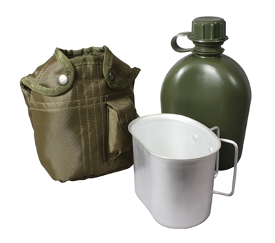 Rothco OD 3 Piece Canteen Kit - 1140