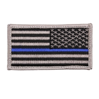 Rothco Reverse Thin Blue Line Police US Flag Patch 1179