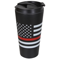 Rothco Thin Red Line Flag Travel Mug 1289