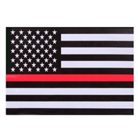 Rothco Thin Red Line Flag Decal 1295