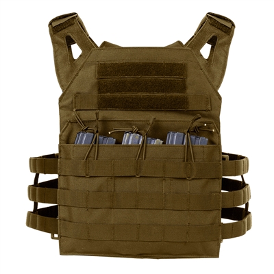 Rothco 1399 Coyote Brown Lightweight Plate Carrier Oversized Vest