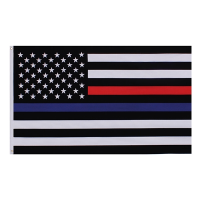 Rothco Thin Red and Blue Line US Flag 14456