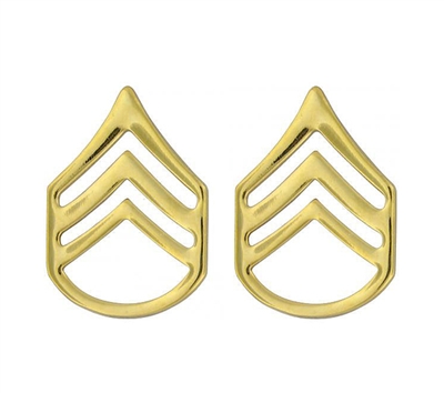 Rothco Polished Staff Sergeant Insignia Set - 1644