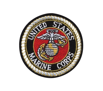 Rothco Deluxe Round USMC Patch - 1649